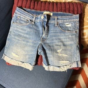 Denim Shorts 28 TALL